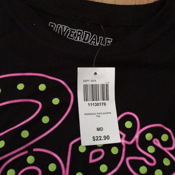 Riverdale Pop’s Diner Neon Hot Topic Graphic Tee - Picture 2 of 2